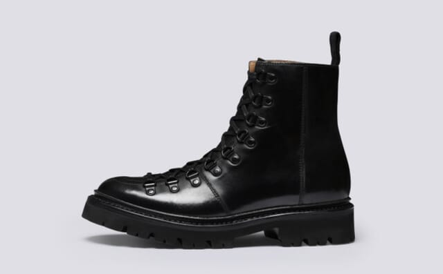 Grenson Nanette | Womens Hiker Boots In Black Colorado