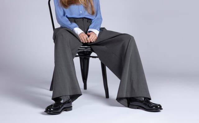 Grenson Natalie | Womens Loafers In Black Gloss Leather