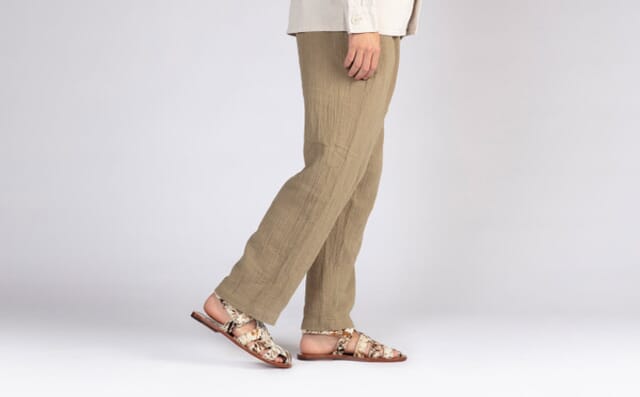 Grenson Quincy | Mens Sandals In Western Print Hair On Hide