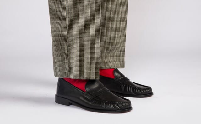 Grenson Simeon | Mens Moccasin Loafers In Black Leather