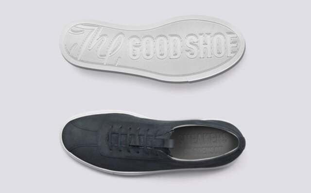 Grenson Sneaker 1 | Mens Oxford Sneakers In Navy Nubuck Shoes