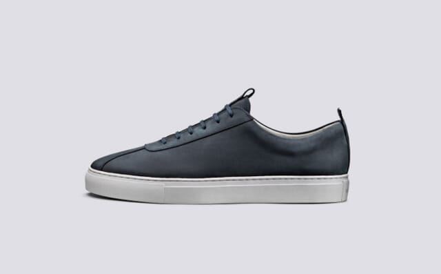 Grenson Sneaker 1 | Mens Oxford Sneakers In Navy Nubuck Shoes