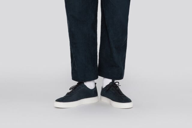 Grenson Sneaker 1 | Mens Oxford Sneakers In Navy Nubuck Shoes