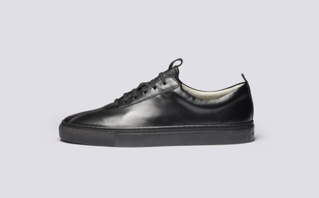 Grenson Sneaker 1 | Mens Sneakers In Black Nappa Leather