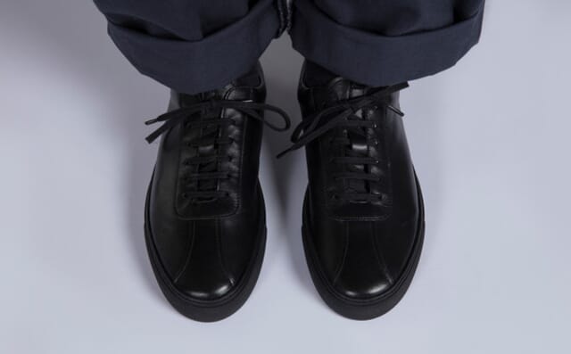 Grenson Sneaker 1 | Mens Sneakers In Black Nappa Leather