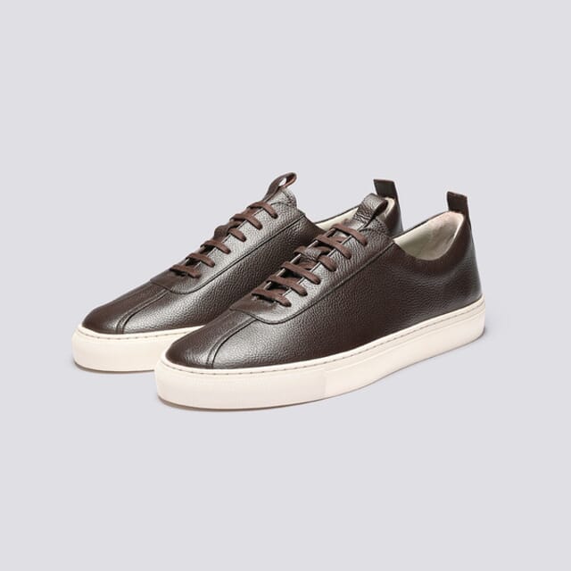 Grenson Sneaker 1 | Mens Sneakers In Brown Softy Grain Leather