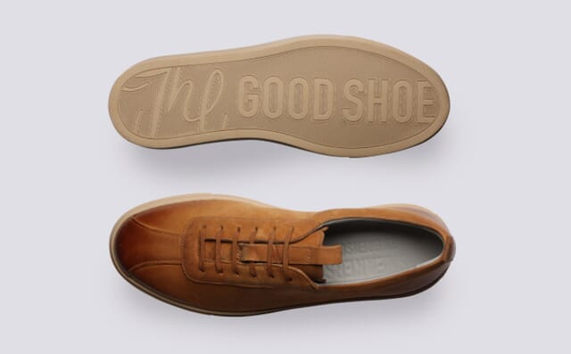 Grenson Sneaker 1 | Mens Sneakers In Ginger Burnished Nubuck
