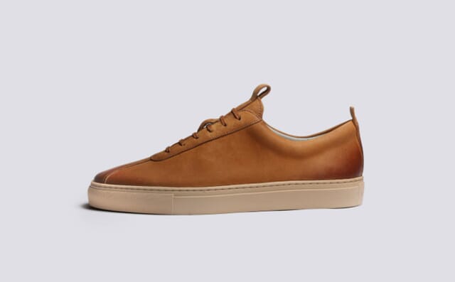 Grenson Sneaker 1 | Mens Sneakers In Ginger Burnished Nubuck