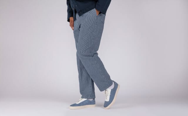 Grenson Sneaker 1 | Mens Sneakers In Light Blue Suede