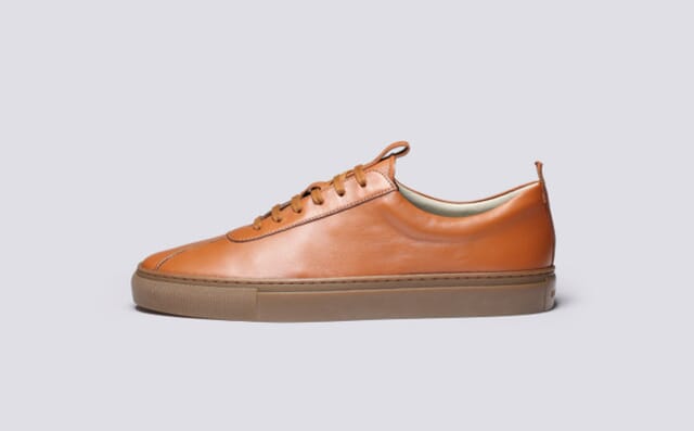 Grenson Sneaker 1 | Mens Sneakers In Tan Nappa Leather