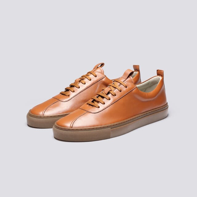 Grenson Sneaker 1 | Mens Sneakers In Tan Nappa Leather