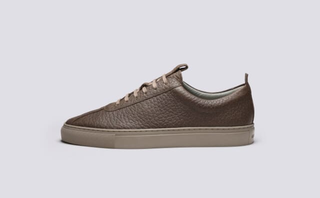 Grenson Sneaker 1 | Mens Sneakers In Taupe Grain Leather