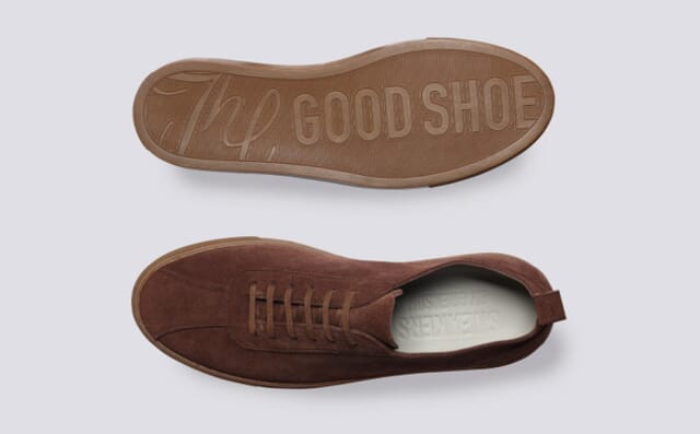 Grenson Sneaker 1 U | Mens Sneakers In Brown Coffee Suede