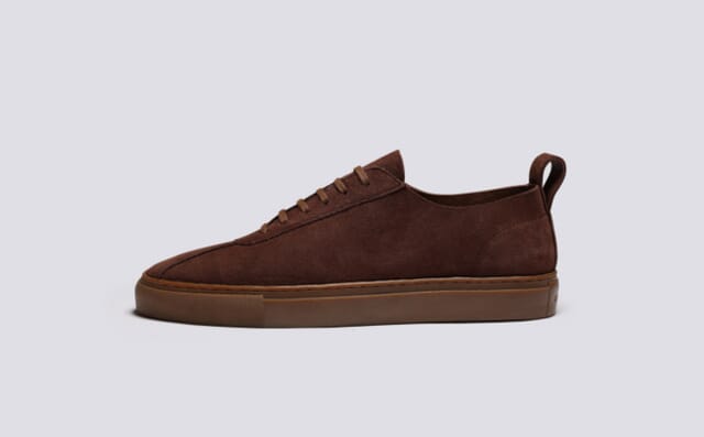 Grenson Sneaker 1 U | Mens Sneakers In Brown Coffee Suede