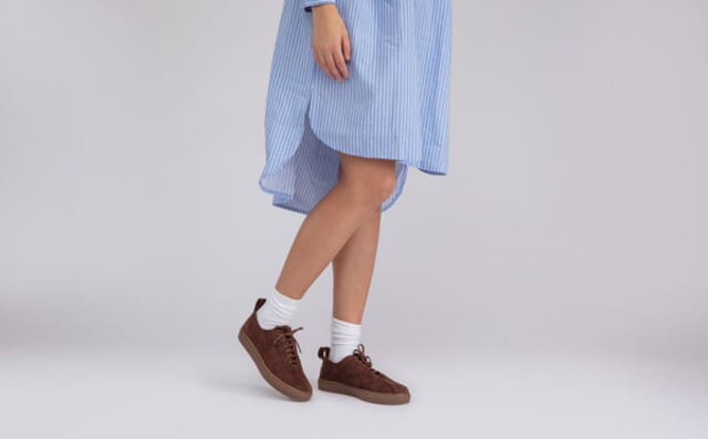 Grenson Sneaker 1 U | Womens Sneakers In Brown Coffee Suede