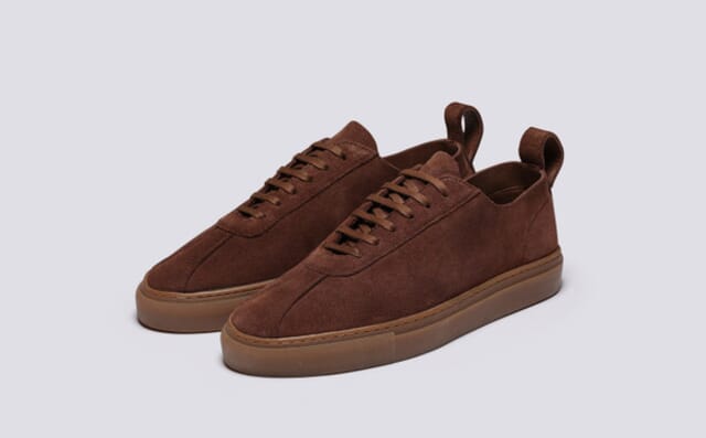 grenson Sneaker 1 U | Womens Sneakers in Brown Coffee Suede