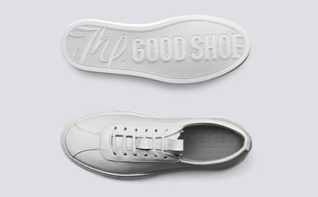 Grenson Sneaker 1 | Womens Oxford Sneaker In White Calf Leather With A White Rubber Sole Shoes