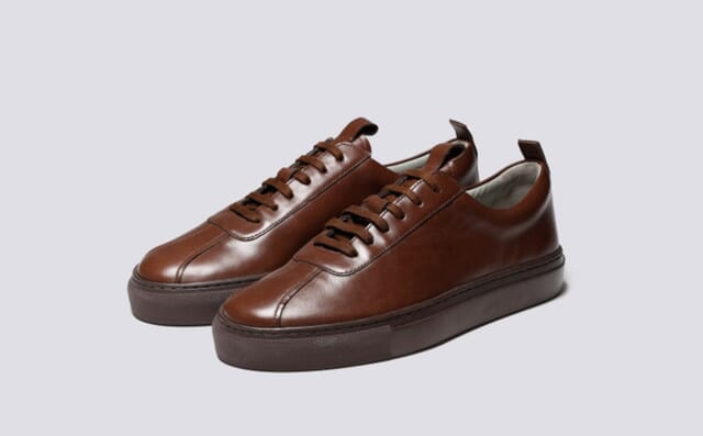 grenson Sneaker 1 | Womens Sneakers in Brown Antique Leather