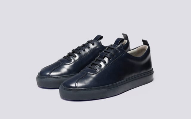 grenson Sneaker 1 | Womens Sneakers in Navy Antique Leather