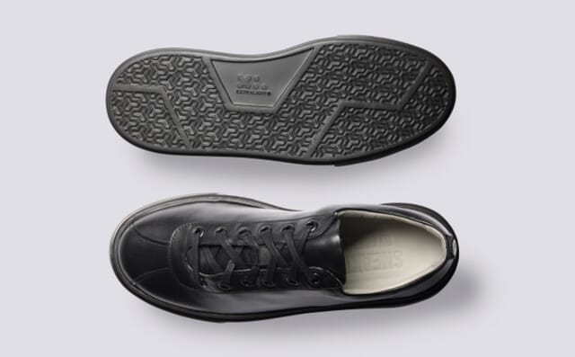 Grenson Sneaker 30 | Mens Sneakers In Black Nappa Leather