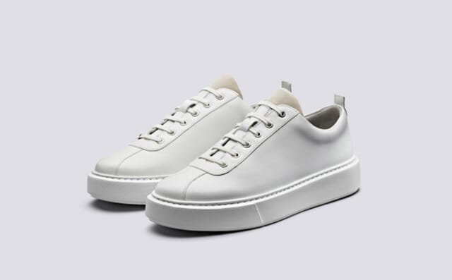 grenson Sneaker 30 | Sneakers for Men in White Leather Shoes