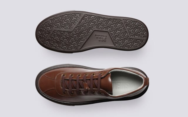 Grenson Sneaker 30 | Womens Sneakers In Brown Antique Leather