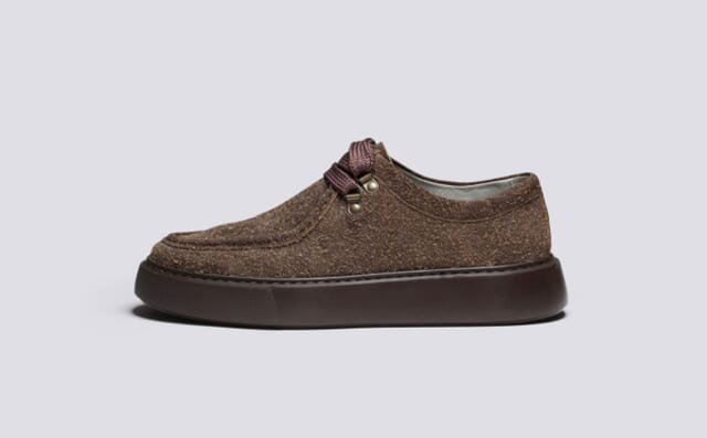 Grenson Sneaker 41 | Mens Derby Sneakers In Brown Suede
