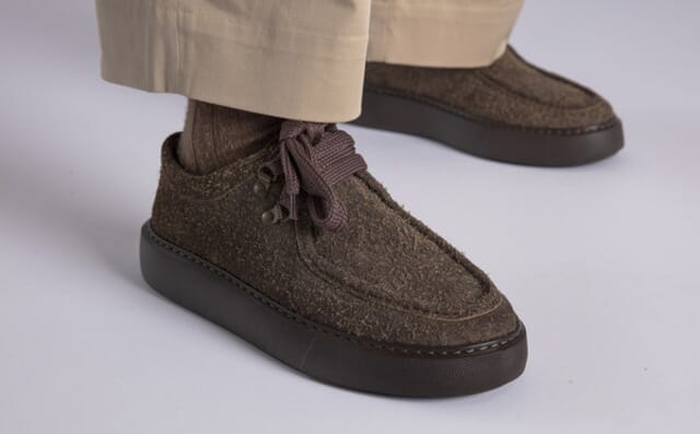 Grenson Sneaker 41 | Mens Derby Sneakers In Brown Suede