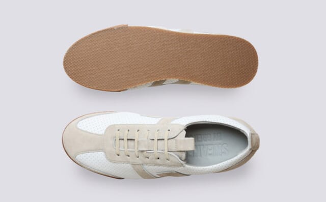 Grenson Sneaker 51 | Womens Trainers In Perforated White