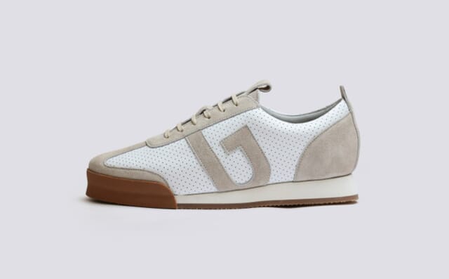 Grenson Sneaker 51 | Womens Trainers In Perforated White