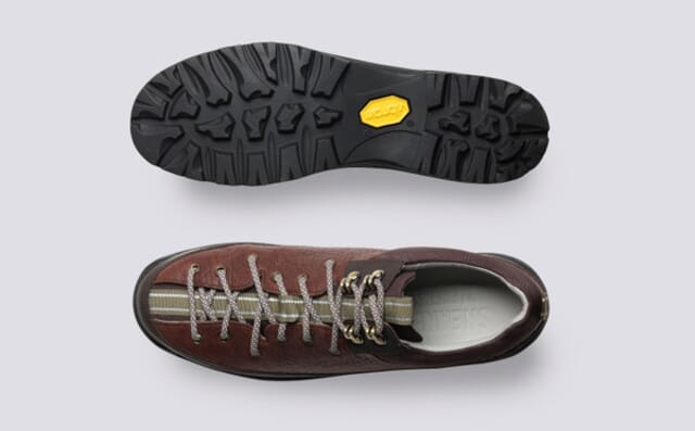 Grenson Sneaker 70 | Mens Shoes In Brown On Vibram Sole