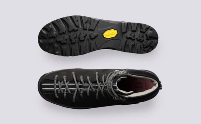 Grenson Sneaker 71 | Mens Boots In Black On Vibram Sole