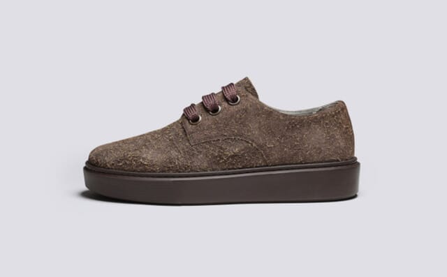 Grenson Sneaker 84 | Mens Derby Sneakers In Brown Suede