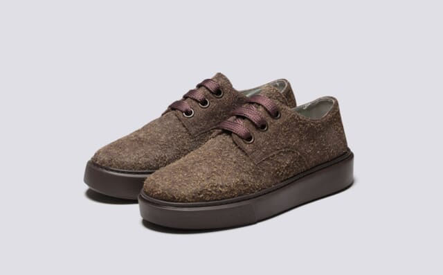 grenson Sneaker 84 | Mens Derby Sneakers in Brown Suede