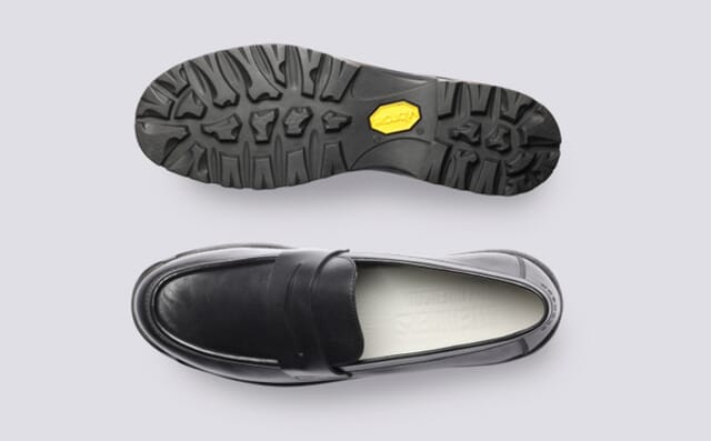 Grenson Sneaker 87 | Mens Loafers In Black With Vibram Sole