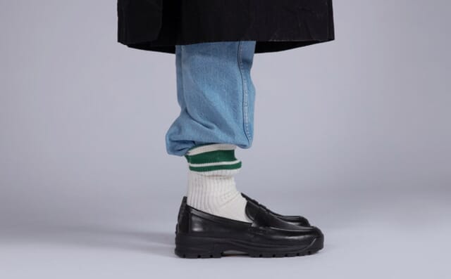 Grenson Sneaker 87 | Mens Loafers In Black With Vibram Sole