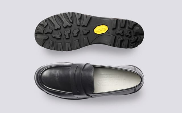 Grenson Sneaker 87 | Womens Loafers In Black With Vibram Sole