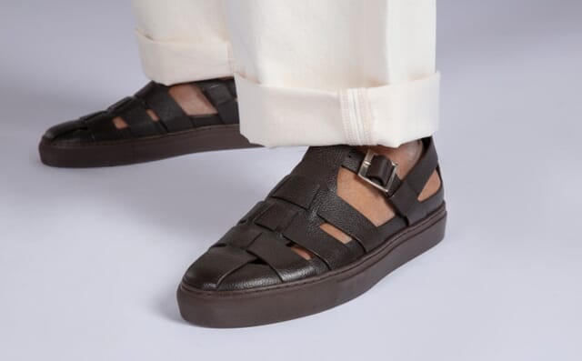 Grenson Sneaker 88 | Mens Fisherman Sandal Hybrid In Brown