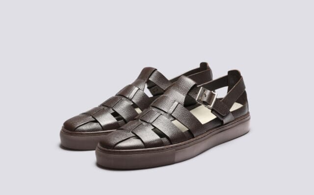 grenson Sneaker 88 | Mens Fisherman Sandal Hybrid in Brown