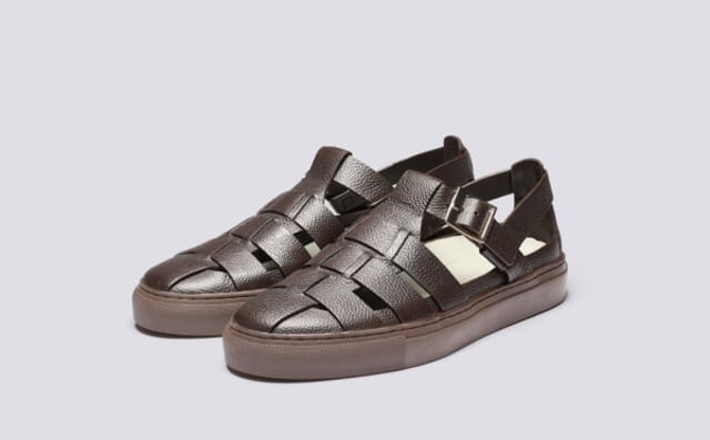 grenson Sneaker 88 | Womens Fisherman Sandal Hybrid in Brown