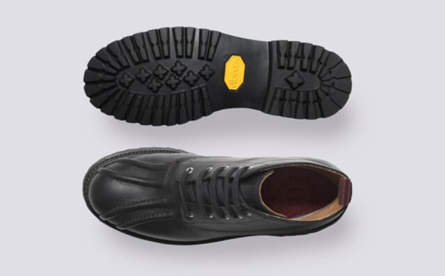 Grenson Stella WP | Womens Duck Boots In Black Waterproof - Main View