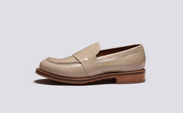 Grenson Susie | Womens Loafers In Cameo Gloss Leather