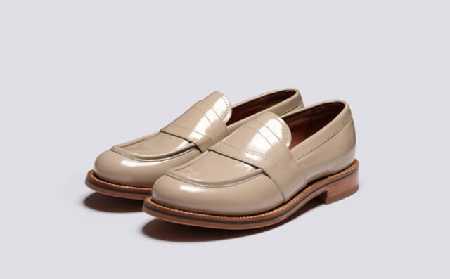 grenson Susie | Womens Loafers in Cameo Gloss Leather