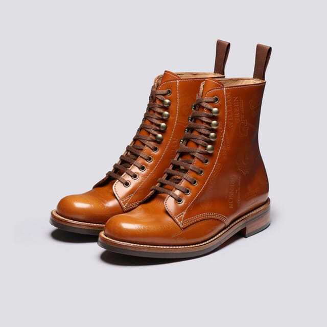 Grenson The Rack L20 | Womens Boots In Hi Shine Leather