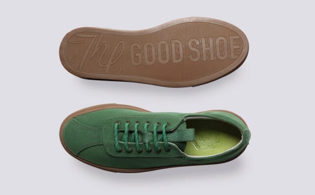 Grenson Womens Sneaker 1 C | Womens Sneakers In Green Canvas