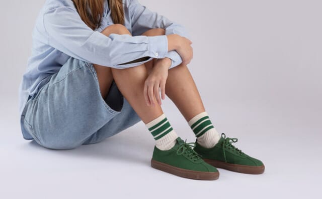Grenson Womens Sneaker 1 C | Womens Sneakers In Green Canvas