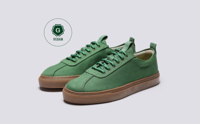 grenson Womens Sneaker 1 C | Womens Sneakers in Green Canvas