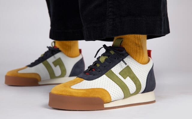 Grenson Womens Sneaker 51 | Trainers In Perforated Leather And Suede