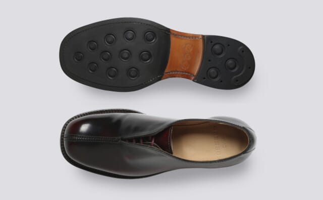 Grenson YMC X Grenson | Mens Oxford Shoes In Burgundy Leather