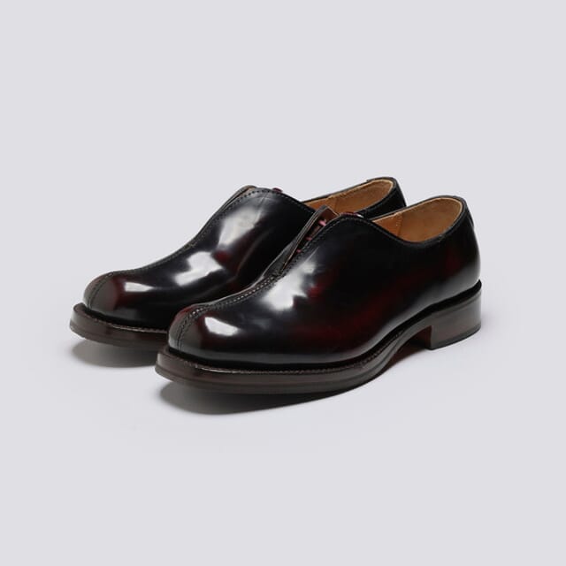Grenson YMC X Grenson | Mens Oxford Shoes In Burgundy Leather